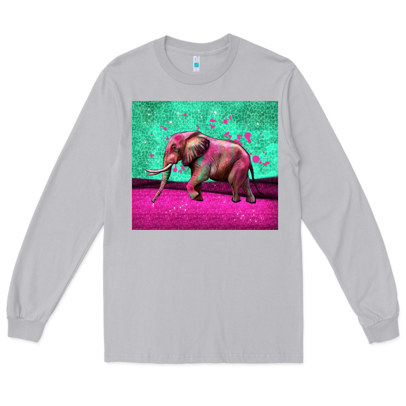 Colorful Elephant Long Sleeve Tee by LillyAllenDesigns | Teevron