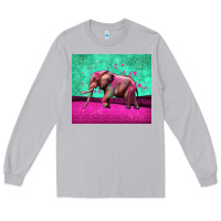 Moon Dust colorful elephant Long Sleeve Tee - LillyAllenDesigns