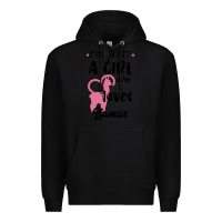 Black Just A Girl Who Loves Llamas I Love Llamas Premium Hoodie - Bettercallsaul