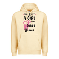 Pina Colada Just A Girl Who Loves Llamas I Love Llamas Premium Hoodie - Bettercallsaul