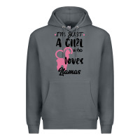 Rock Just A Girl Who Loves Llamas I Love Llamas Premium Hoodie - Bettercallsaul