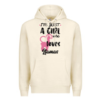 Tofu Just A Girl Who Loves Llamas I Love Llamas Premium Hoodie - Bettercallsaul
