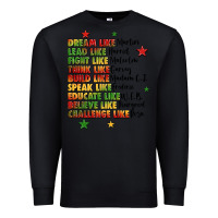 Black inspiring black leaders juneteenth Premium Sweatshirt - LillyAllenDesigns