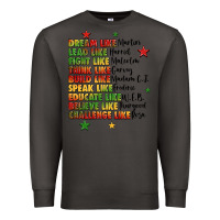 Smoke inspiring black leaders juneteenth Premium Sweatshirt - LillyAllenDesigns