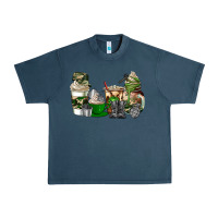 Midnight Navy veteran coffee cups Urban Heavy Tee - AdoDesignShop