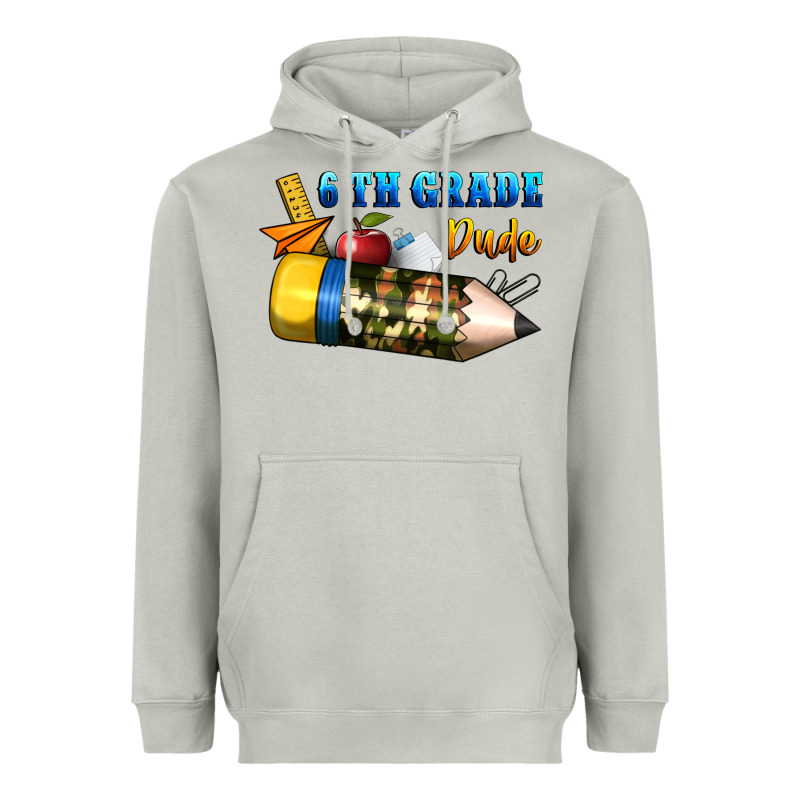 6 Th Grade Dude Heavyweight Hoodie by BundleAndBundleShop | Teevron