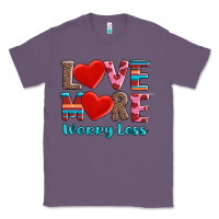 Lavender love more worry less Classic Tee - AdoDesignShop