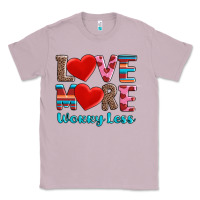 Lilac love more worry less Classic Tee - AdoDesignShop