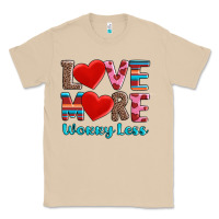 Mushroom love more worry less Classic Tee - AdoDesignShop