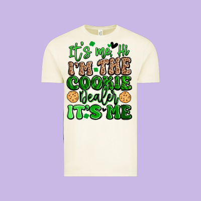 It's Me Hi I'm The Cookie Dealer It's Me Girl Scou Vintage Tee Designed By Artiststas
