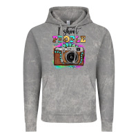 Cloud Rock i shoot people tie dye gemstone vintage camera Vintage Hoodie - FaDigitalArtStudio