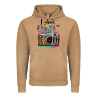 Vintage Camel i shoot people tie dye gemstone vintage camera Vintage Hoodie - FaDigitalArtStudio