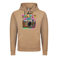 Vintage Coffee i shoot people tie dye gemstone vintage camera Vintage Hoodie - FaDigitalArtStudio