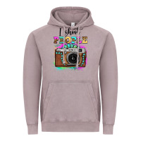 Vintage Zinc i shoot people tie dye gemstone vintage camera Vintage Hoodie - FaDigitalArtStudio
