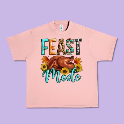 Feast Mode Urban Heavy Tee Designed By Artiststas