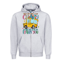 Heather Grey you don't have to be crazy to drive with us we can Zipper Hoodie - MaliasSmallBusiness