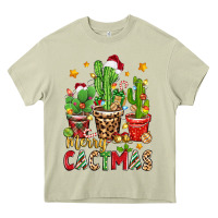 Mossy christmas cactus merry cactmas Heavy Core Tee - Zillion Design Studio