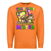 Carrot throw me something mister louisiana mardi gras Premium Sweatshirt - LillyAllenDesigns