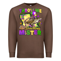 Chestnut throw me something mister louisiana mardi gras Premium Sweatshirt - LillyAllenDesigns