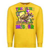 Lemon throw me something mister louisiana mardi gras Premium Sweatshirt - LillyAllenDesigns