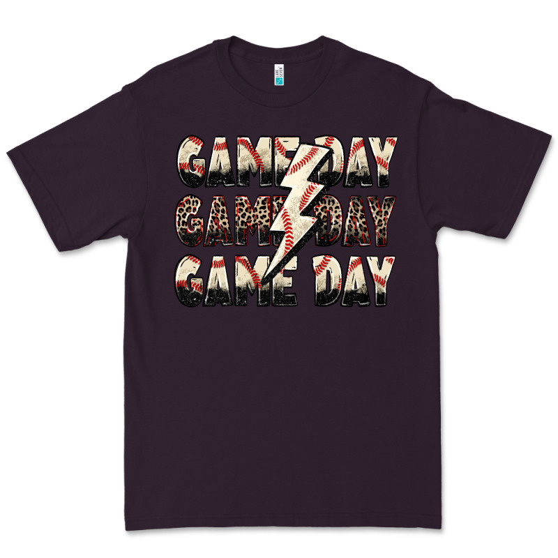 Game Day Game Day Baseball Lightning Bolt Premium Tee by Zillion Design Studio | Teevron