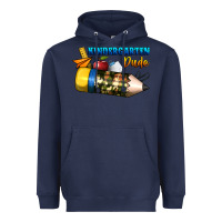 Navy kindergarten dude Heavyweight Hoodie - BundleAndBundleShop