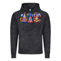 Vintage Black america gnomes Vintage Hoodie - RacoonDesign