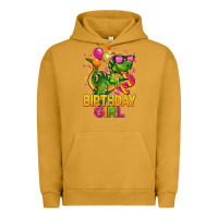 Pigment Peanut Butter 2rd birthday girl t rex pink Urban Hoodie - CowGirlArtShop