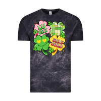 Cloud Black lucky stay gold Vintage Tee - Artiststas