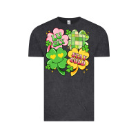 Vintage Black lucky stay gold Vintage Tee - Artiststas