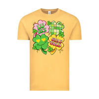 Vintage Mustard lucky stay gold Vintage Tee - Artiststas