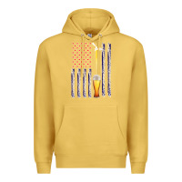 Antique Gold American Flag Beer Premium Hoodie - Bettercallsaul