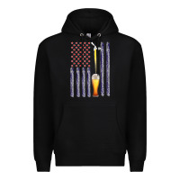 Black American Flag Beer Premium Hoodie - Bettercallsaul