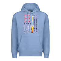 Colony Blue American Flag Beer Premium Hoodie - Bettercallsaul