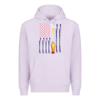 Lilac American Flag Beer Premium Hoodie - Bettercallsaul