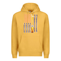 Mustard American Flag Beer Premium Hoodie - Bettercallsaul