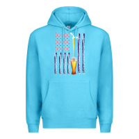 Ocean Blue American Flag Beer Premium Hoodie - Bettercallsaul