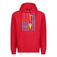Red American Flag Beer Premium Hoodie - Bettercallsaul