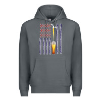 Rock American Flag Beer Premium Hoodie - Bettercallsaul