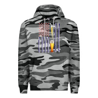 Slate Camo American Flag Beer Premium Hoodie - Bettercallsaul