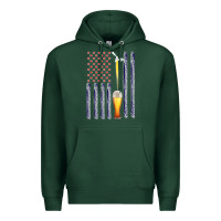 Sports Green American Flag Beer Premium Hoodie - Bettercallsaul