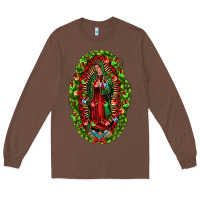 Chestnut our lady of guadalupe christmas Long Sleeve Tee - Jasminsmagicworld