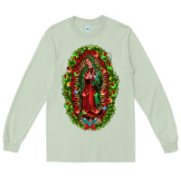 Matcha our lady of guadalupe christmas Long Sleeve Tee - Jasminsmagicworld