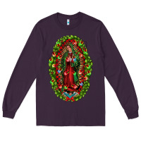 Plum our lady of guadalupe christmas Long Sleeve Tee - Jasminsmagicworld