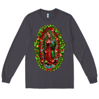 Smoke our lady of guadalupe christmas Long Sleeve Tee - Jasminsmagicworld