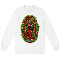 White our lady of guadalupe christmas Long Sleeve Tee - Jasminsmagicworld