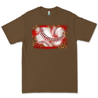 Cacao baseball background Premium Tee - texasbilliewilder