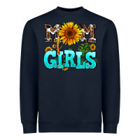 Navy mom of girls Heavyweight Sweatshirt - AdoDesignShop