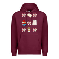 Burgundy teacher Premium Hoodie - JahusDesignShop