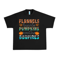 Black Flannels Hayrides Pumpkins Sweaters Bonfires Urban Heavy Tee - Artiststas